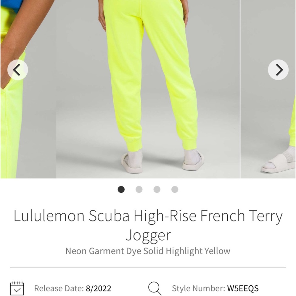 Lululemon HR Scuba Jogger 10 NWT - Picture 3 of 3